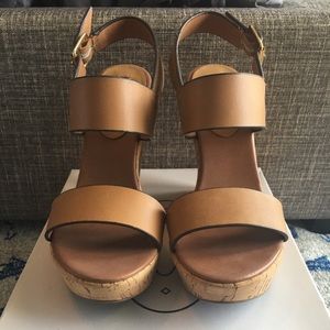 Steve Madden Estrela Tan Wedges